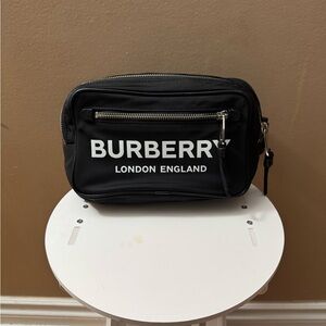 Burberry Logo Print Nylon Bum Bag